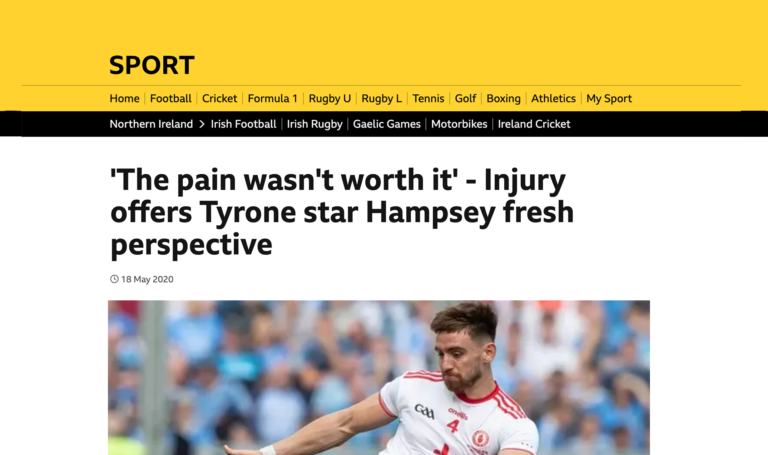 Elite athlete receiving sports injury treatment at Combo Clinic.