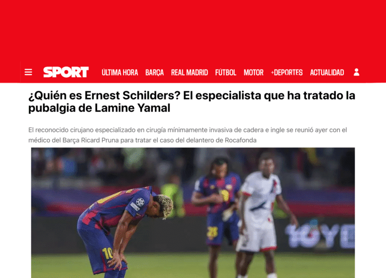 Elite athlete receiving sports injury treatment at Combo Clinic.